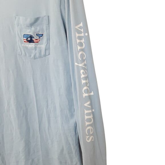 Vineyard Vines Salute to Military Service Whale Tee American Flag Veterans Small - Picture 4 of 11